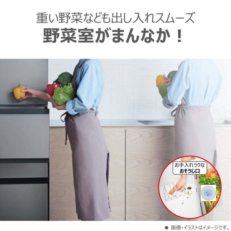 【お取り寄せ商品】465L 5ドア冷蔵庫 GR-W470GSK-EC サテンゴールド