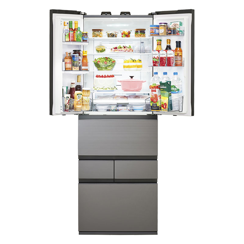 【お取り寄せ商品】508L 6ドア冷蔵庫 GR-Y510FZ-ZH アッシュグレージュ