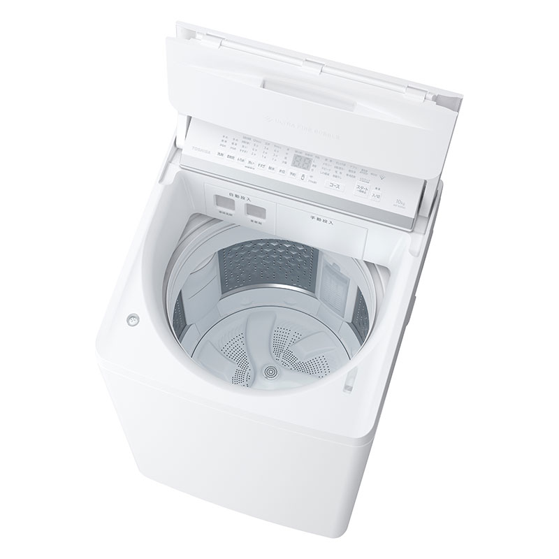 10kg インバーター全自動洗濯機 ZABOON グランホワイト AW-10DPB5-W