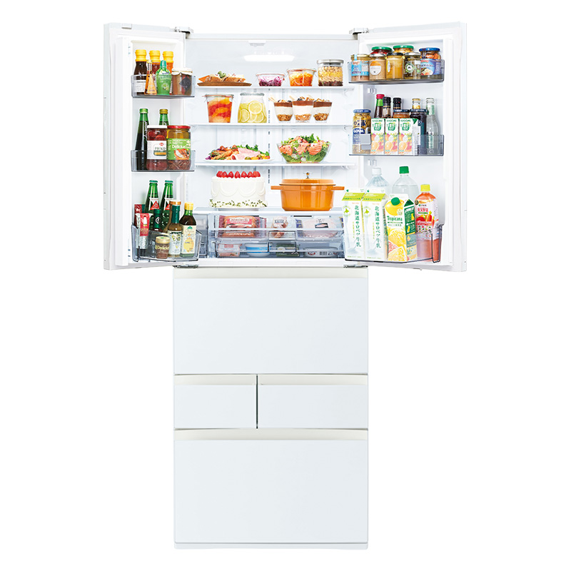 【お取り寄せ商品】551L 6ドア冷蔵庫 GR-Y550FH-EW グランホワイト