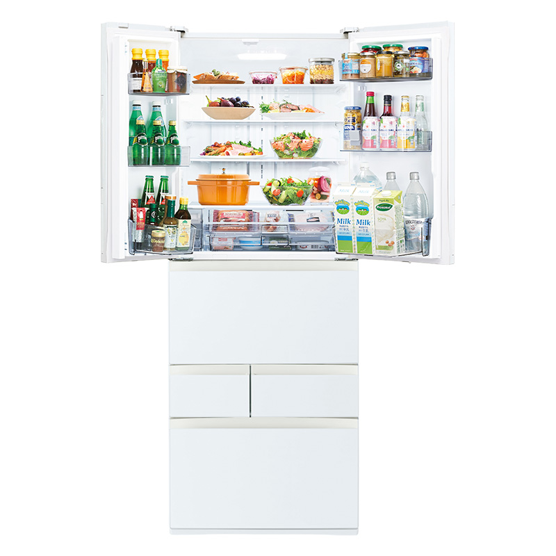 【お取り寄せ商品】601L 6ドア冷蔵庫 GR-Y600FH-EW グランホワイト