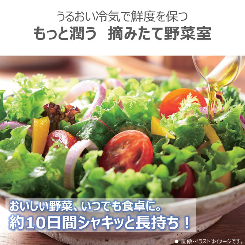 東芝 465L5ドア冷蔵庫 (EW)グランホワイト