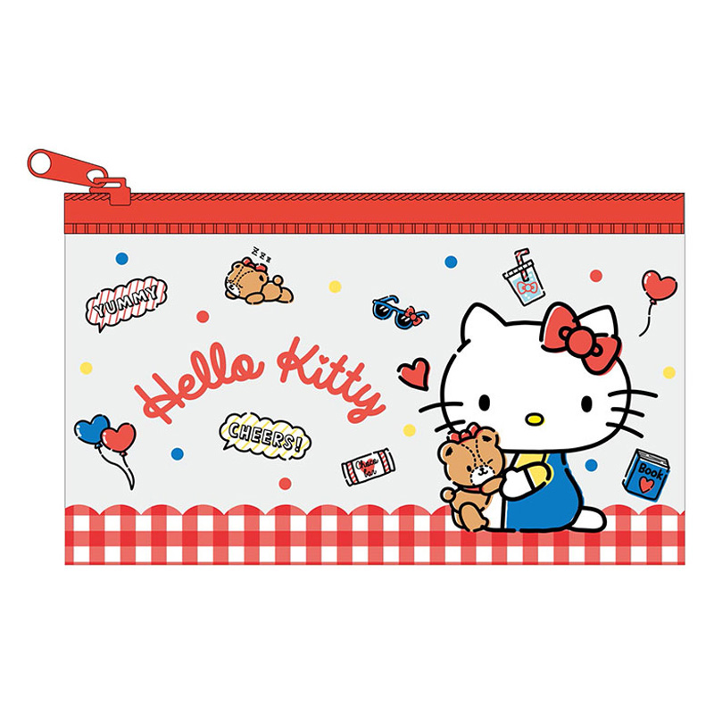 クリアーポーチワイド ハローキティ