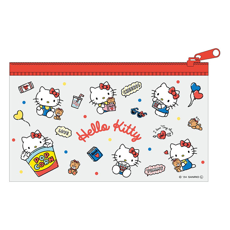 クリアーポーチワイド ハローキティ