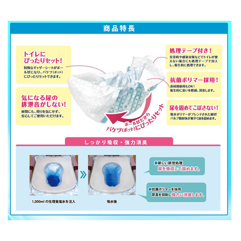ドクターズ.one ポータブルトイレシート 30枚