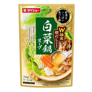 ダイショー 野菜をいっぱい食べる鍋 白菜鍋 750g