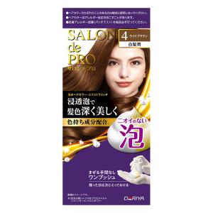 サロンドプロ泡のヘアカラー・エクストラリッチ4 100g ライトブラウン