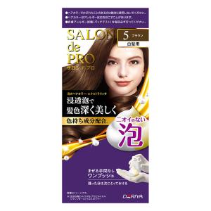 サロンドプロ泡のヘアカラー・エクストラリッチ5 100g ブラウン