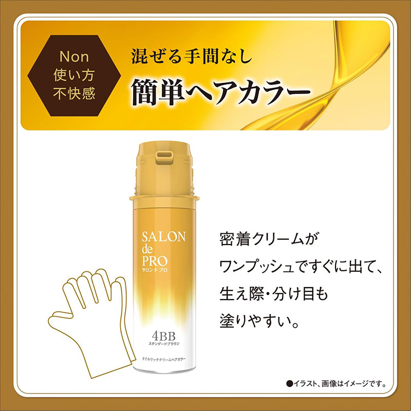 サロンドプロ オイルリッチ クリームヘアカラー 3CA ソフトアッシュ