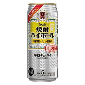 タカラ 焼酎ハイボール 特製レモン割り 5% 500ml