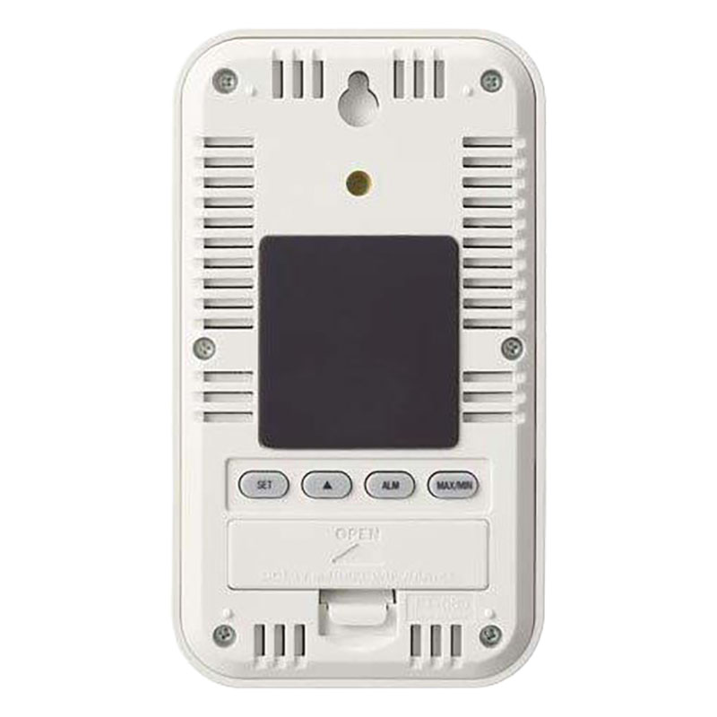 デジタル温湿度計 アイボリー