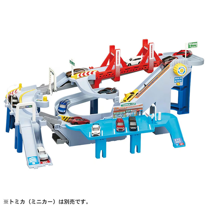 【お取り寄せ商品】トミカワールド コースがのび～る！2WAYにぎやか高速どうろ