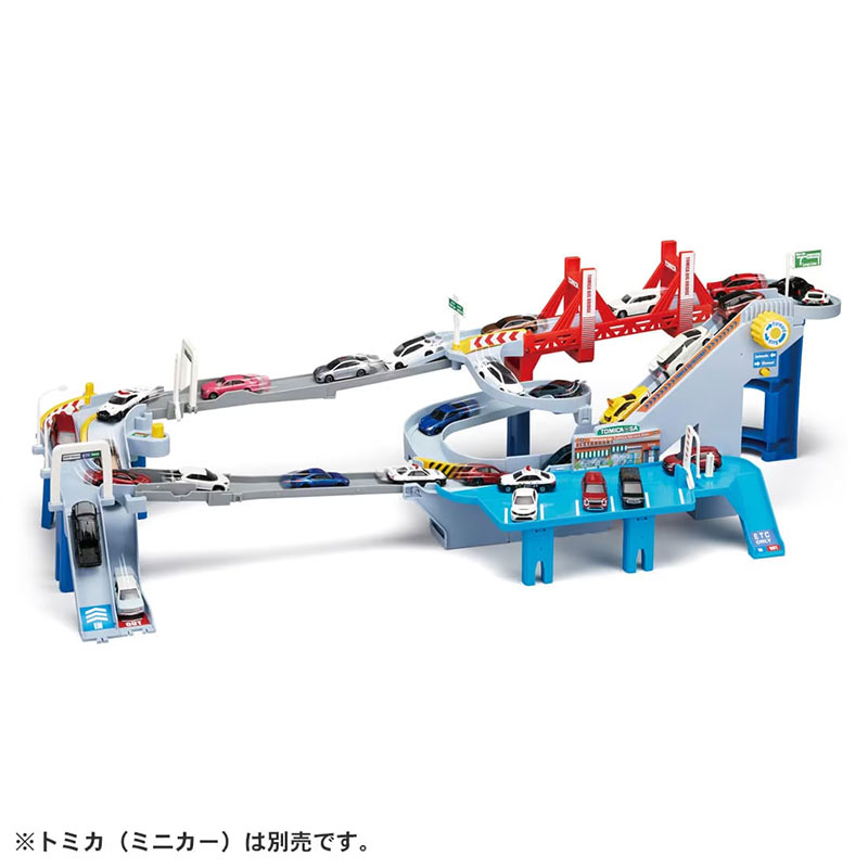 【お取り寄せ商品】トミカワールド コースがのび～る！2WAYにぎやか高速どうろ