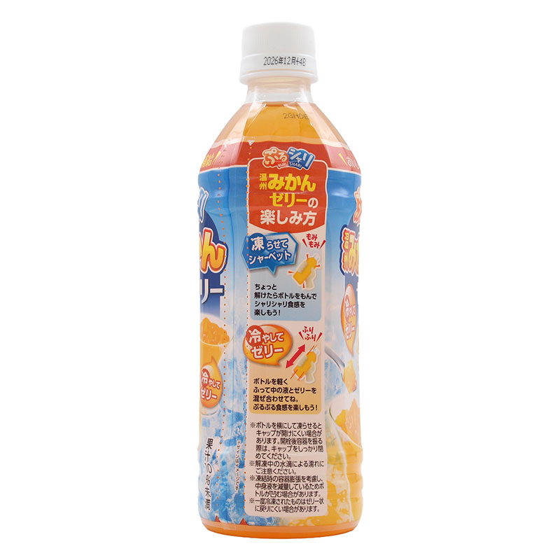 ぷるシャリ温州みかんゼリー 490ml