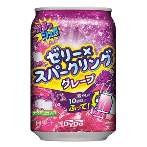 ぷるっシュ!!ゼリー×スパークリング 味わいグレープ 280g