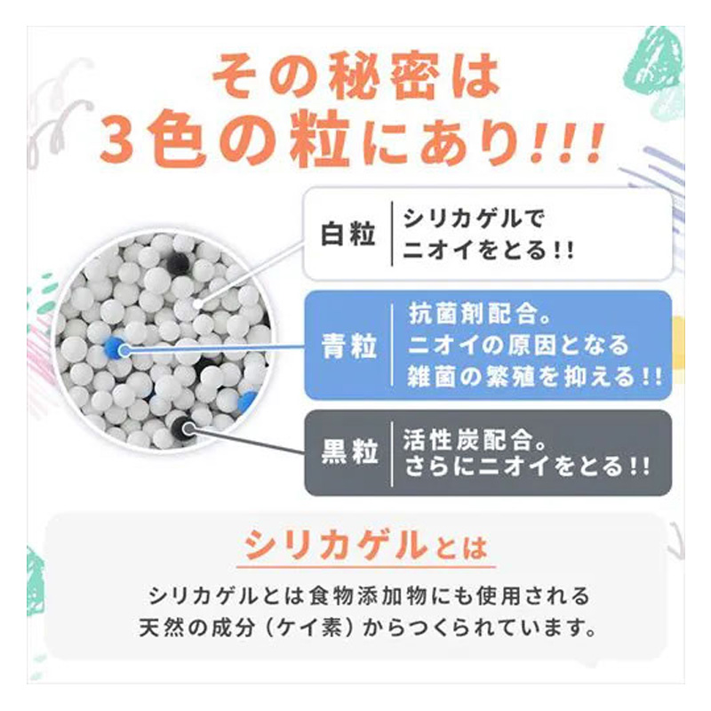1週間取り替えいらず ネコトイレ専用 脱臭サンド