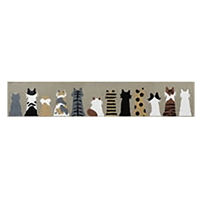 mysa キッチンマット 45×240cm キャットグレージュ
