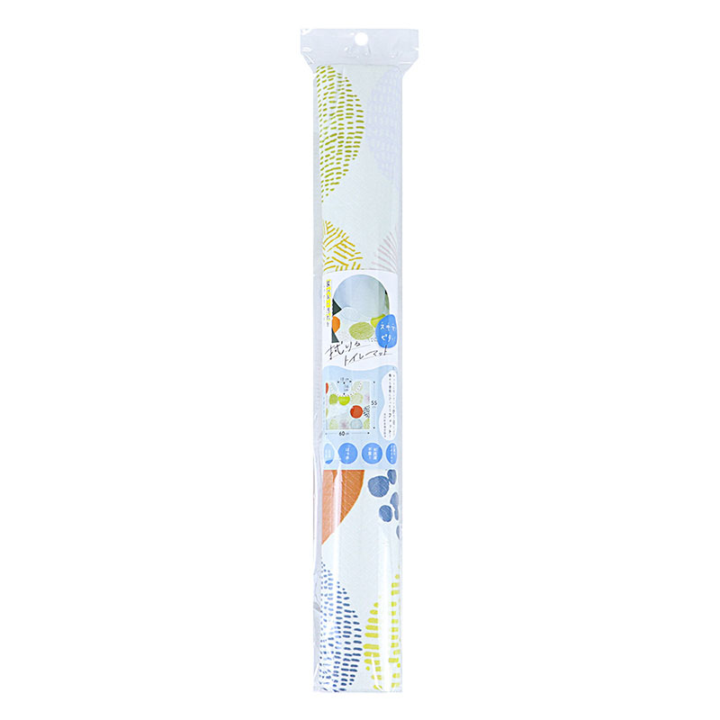 拭けるトイレマット 55×60cm ドット