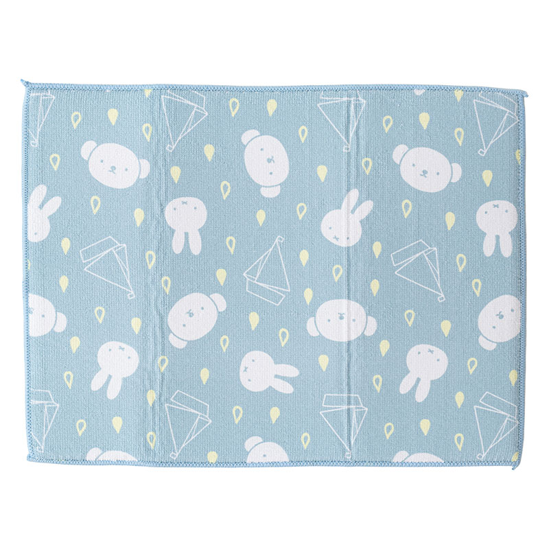 miffy 水切りマット 30×40cm あめのひミッフィーとポリス