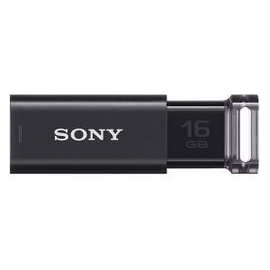 USBメモリー ポケットビット Uシリーズ 16GB ブラック USM16GU B