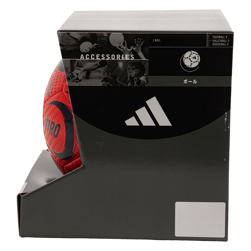 adidas TIRO クラブ サッカーボール 4号 レッド×ネイビー AF4958RNV