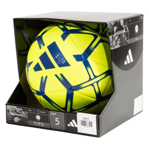 adidas スターランサー クラブ サッカーボール 5号 ソーラーイエロー×ブルー AF5959YB