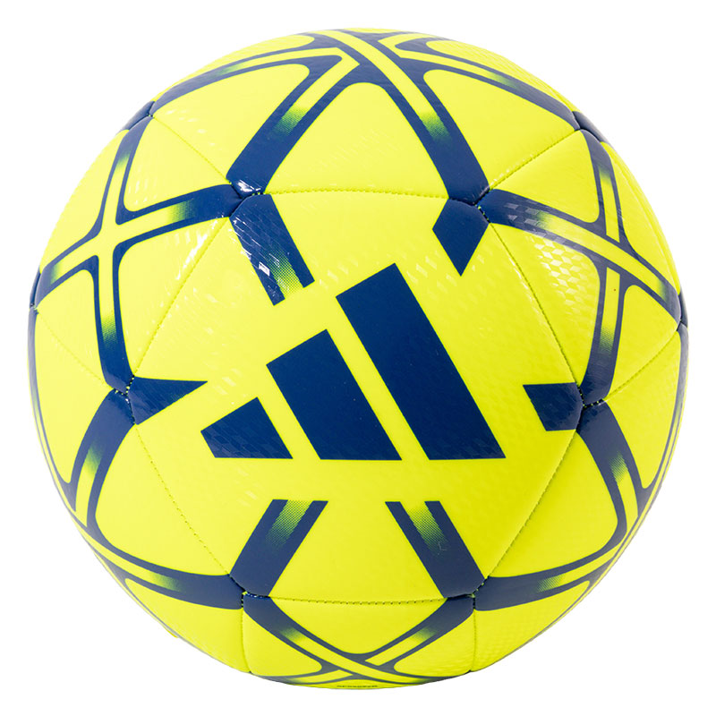 adidas スターランサー クラブ サッカーボール 5号 ソーラーイエロー×ブルー AF5959YB
