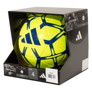 adidas スターランサー クラブ サッカーボール 4号 ソーラーイエロー×ブルー AF4959YB