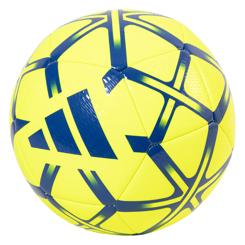 adidas スターランサー クラブ サッカーボール 4号 ソーラーイエロー×ブルー AF4959YB