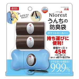 ニオレスト うんちの防臭袋 ポケットロールセット
