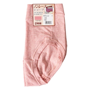 レディース ノンレースショーツ 2枚組 ピンク