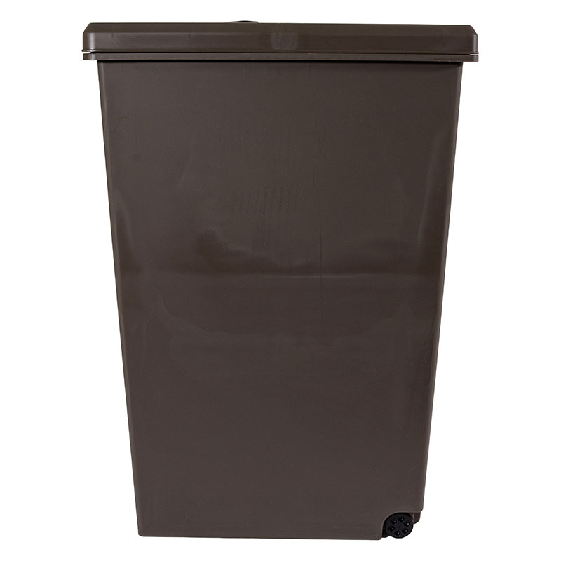 【お取り寄せ商品】スライドペール 45L キャスター付 ブラウン