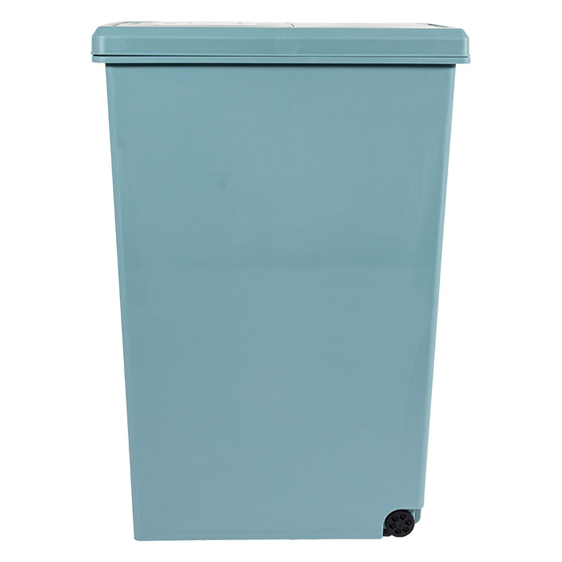 【お取り寄せ商品】スライドペール 45L キャスター付 ブルー