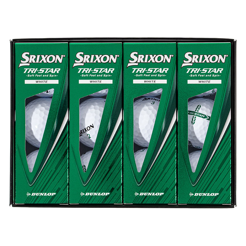 SRIXON TRY-STAR ゴルフボール ホワイト 1ダース