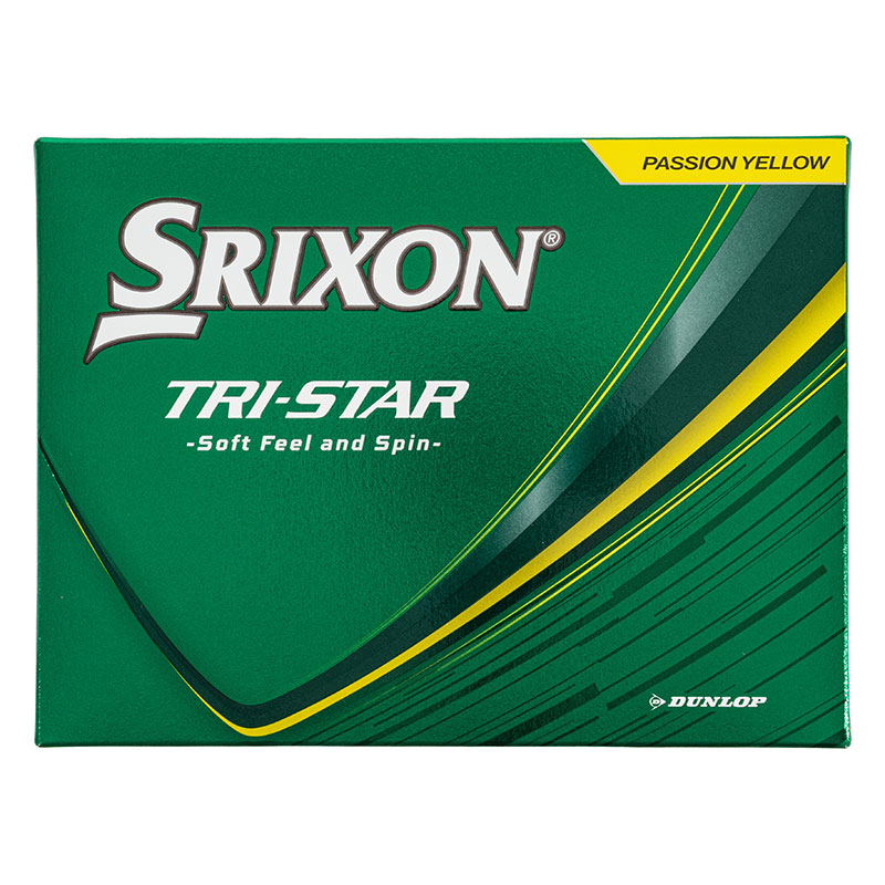 SRIXON TRY-STAR ゴルフボール プレミアムパッションイエロー 1ダース