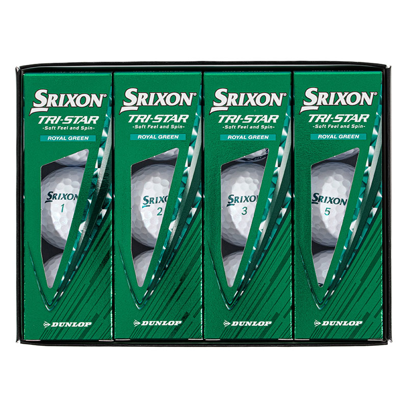 SRIXON TRY-STAR ゴルフボール ロイヤルグリーン 1ダース
