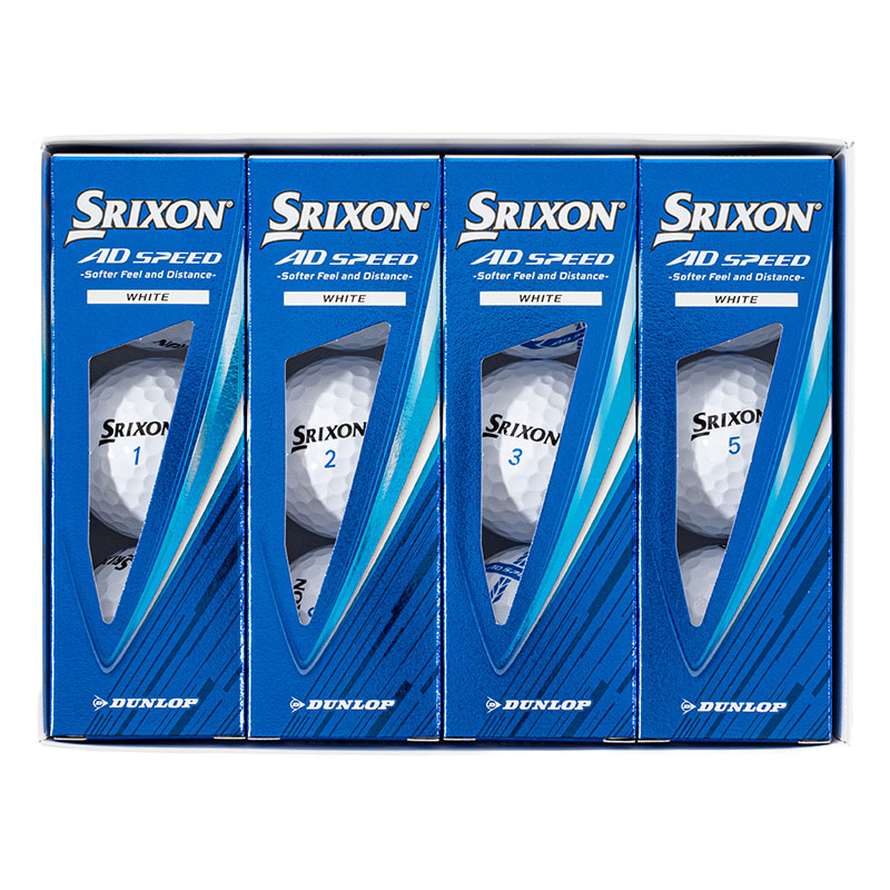 SRIXON AD SPEED ゴルフボール ホワイト 1ダース
