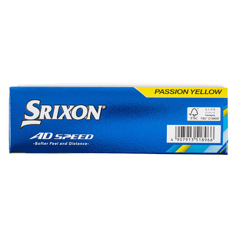 SRIXON AD SPEED ゴルフボール プレミアムパッションイエロー 1ダース