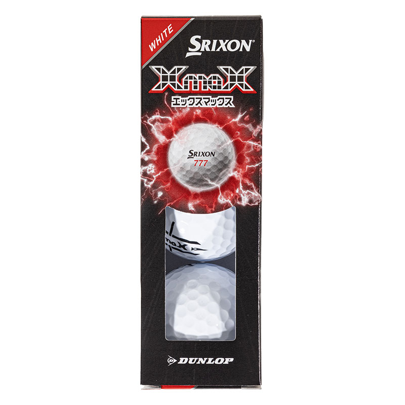 SRIXON ゴルフボール エックスマックス ホワイト 3個入