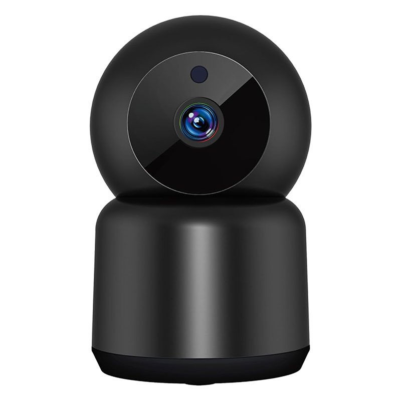スマートホームカメラ 首振 ブラック 屋内用 KJ-199