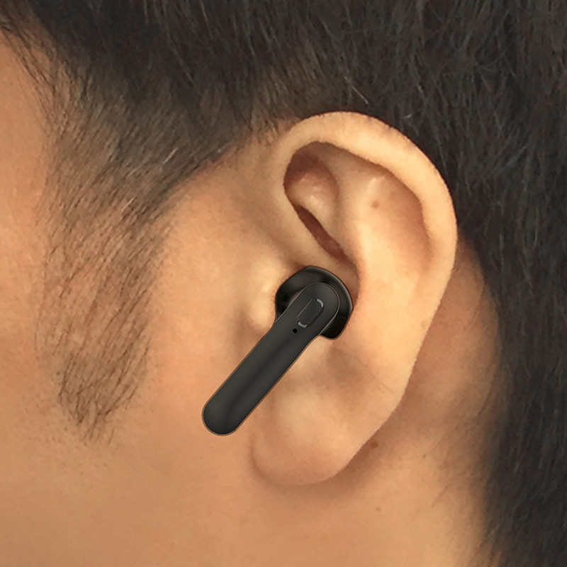 完全ワイヤレスステレオイヤホン コンパクト インナーイヤー BL-110 ブラック