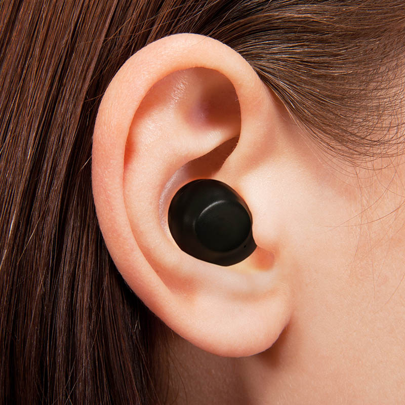 2in1スピーカー搭載 完全ワイヤレスイヤホン BL-129 ブラック