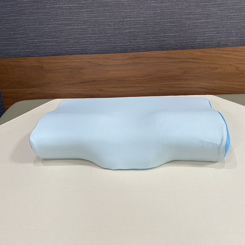 ひんやり接触冷感 ジェル付きまくら 50×30×10cm ブルー
