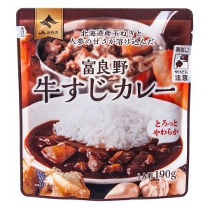 北海道産玉ねぎと人参の甘さが溶け込んだ 牛すじカレー 190g