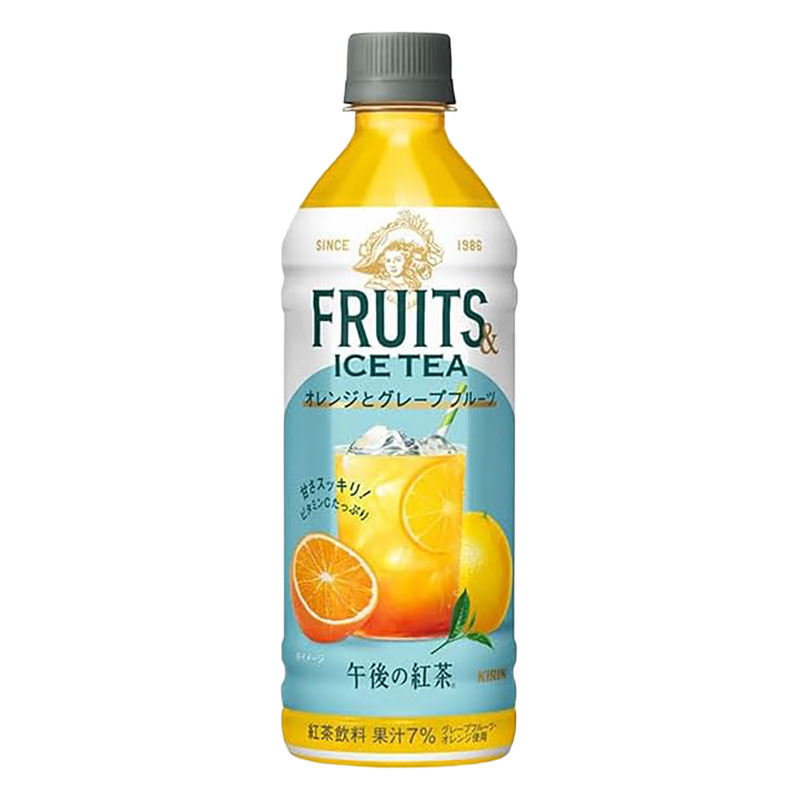 午後の紅茶 FRUITS&ICETEA オレンジとグレープフルーツ 500ml