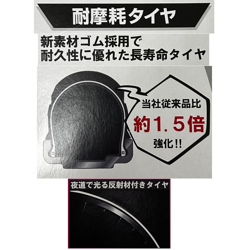 ◇光るパンクしにくい軽快車 26インチ 3段変速 ガンメタ 4920336282009