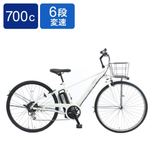 ◆イーコンシャスフィール 電動自転車 700c 6段 マットホワイト