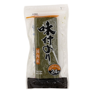 味付のり おにぎり 国内産 3切24枚