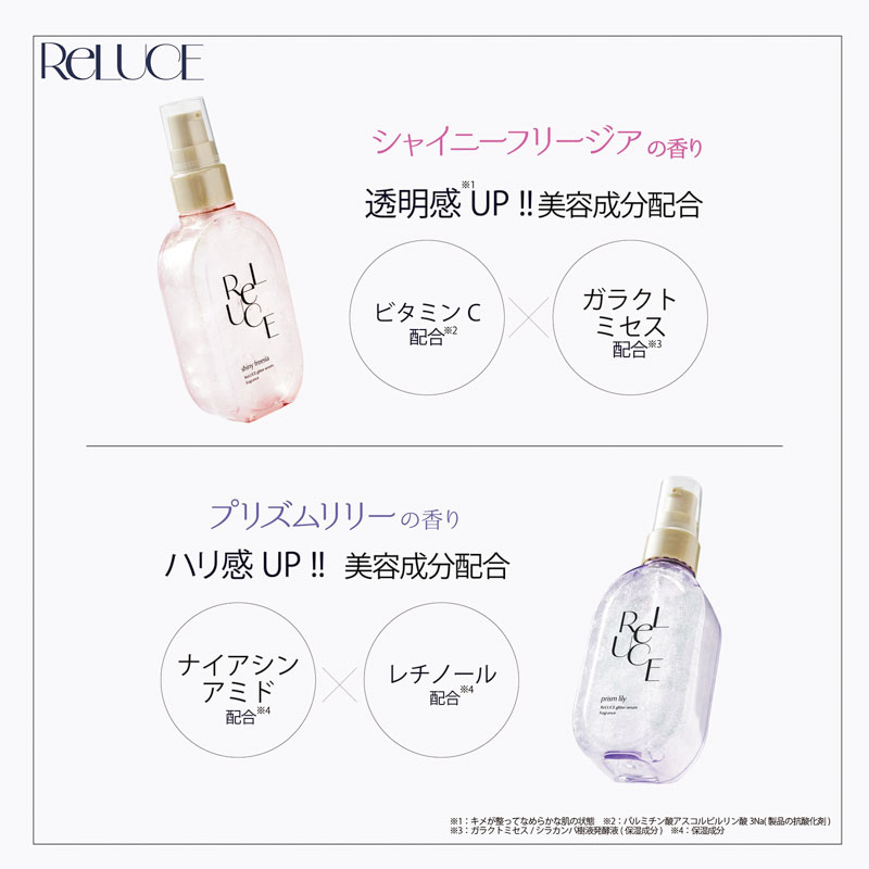 リルーチェ グリッターセラムフレグランス シャイニーフリージアの香り 80ml