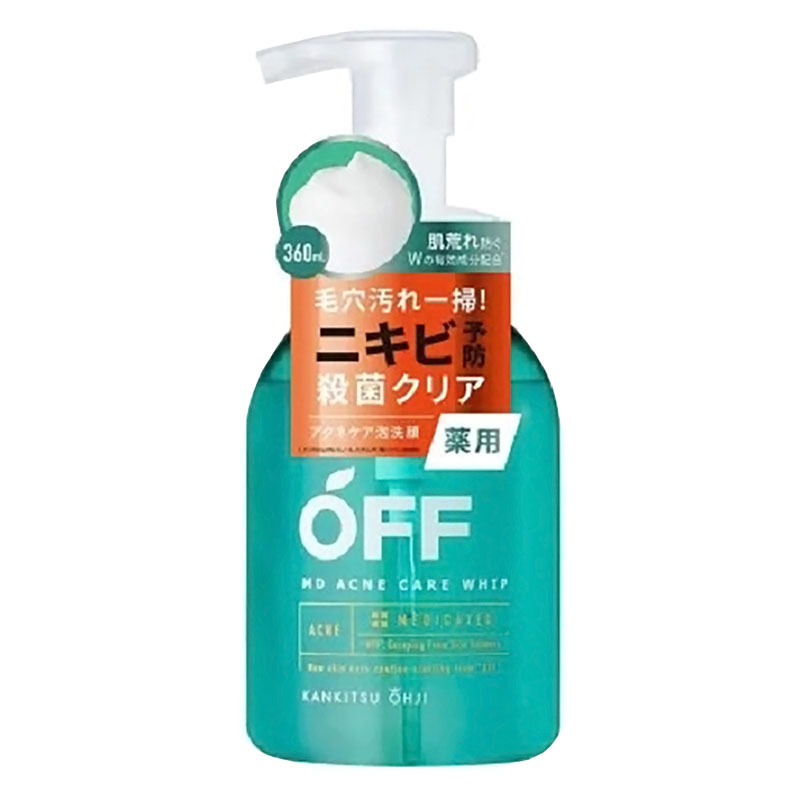 柑橘王子 薬用アクネケアホイップ 洗顔料 クリーンシトラスの香り 360ml【医薬部外品】